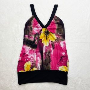 Floral Summer Top | Suzy Shier | Size L/XL
